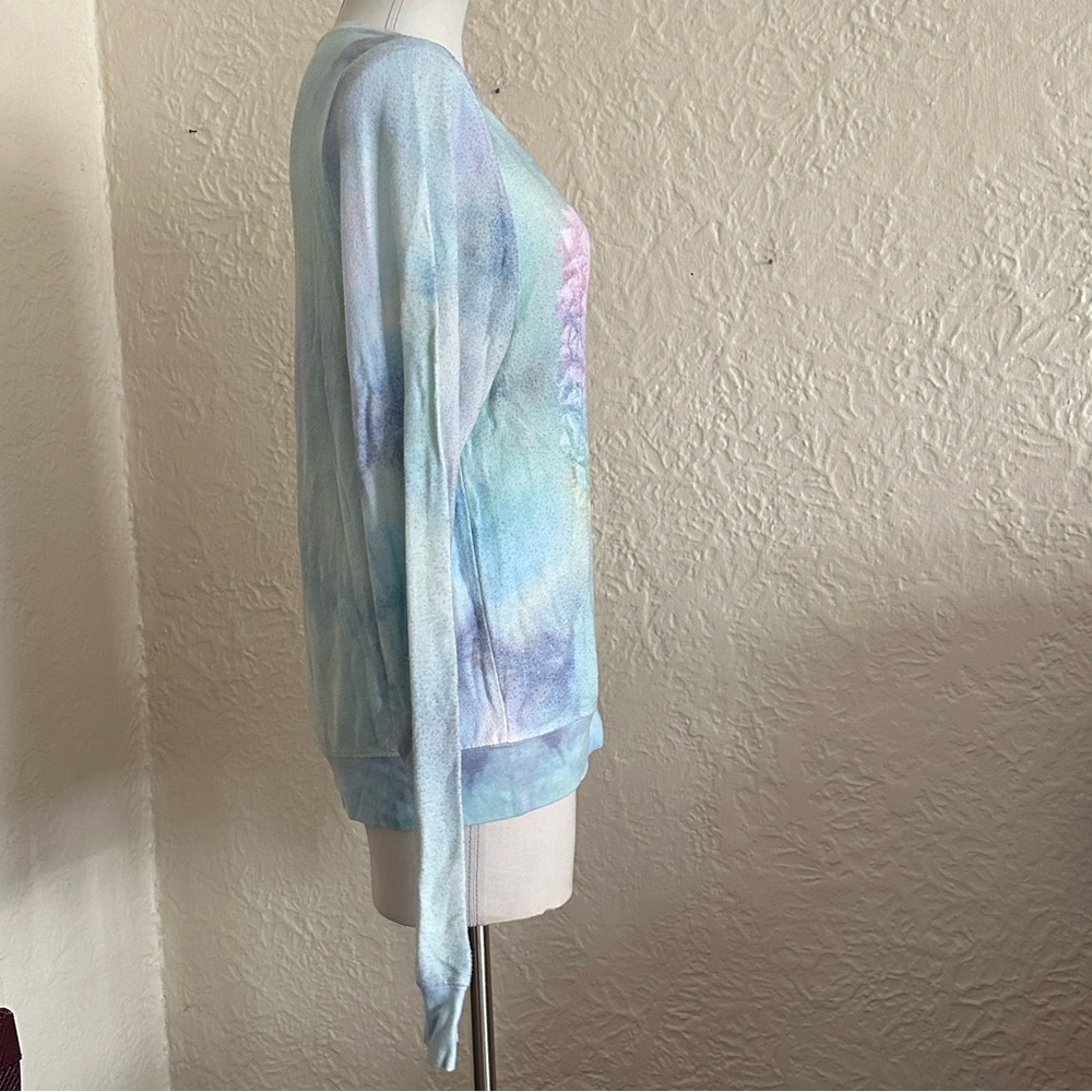 Wildfox Dreaming of Cake Baggy Beach Jumper Pastel Rainbow Cake Pullover Small - Picture 7 of 10